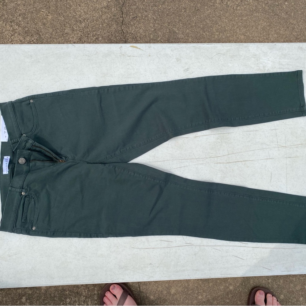 Dark Green Skinny Jeans